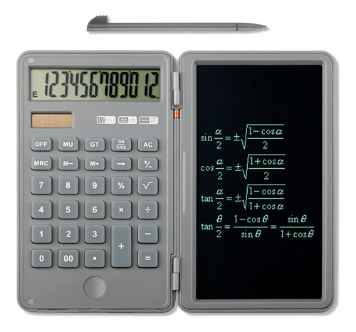 Calculadora Con Tableta De Dibujo Newugly Gris