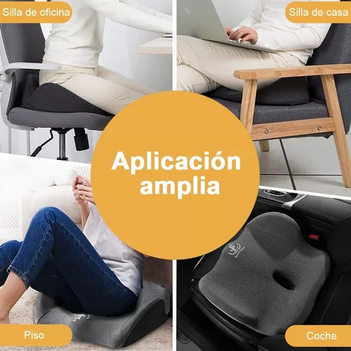 Cojín De Asiento Y Almohada De Soporte Lumbar Coche Oficina