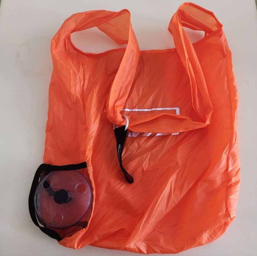 Imagen 3 de 3 de Bolsa Compras Enrollable Portátil Ecológica Multiuso