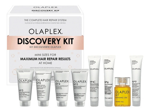 Kit Tratamiento Completo Para Cabello Olaplex Discovery Mini