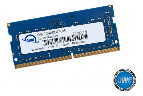 Memoria RAM 8GB 1 OWC2400DDR4S8GB