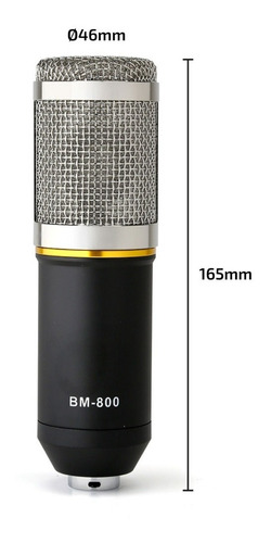 Imagen 3 de 8 de Microfono Profesional Youtube Set Estudio Video Juegos Bm800
