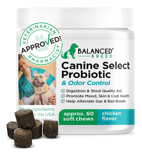 Balanced Breed Probioticos Para Perros Enzimas Digestivas Pr