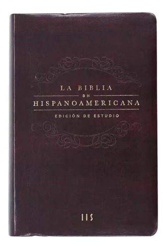 La Biblia Hispanoamericana Ed De Estudio - Cuerina Marron