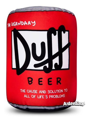 Imagen 2 de 8 de Puff Sillón Banco Lata Cerveza Duff Simpson Regalo Original