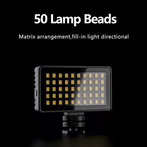 Mini Led 50 Puntos Telesin Batería Recargable Con Pantallas