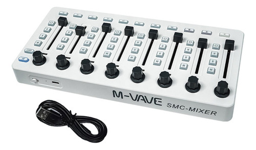 Controlador Midi Inalámbrico Consola De Mezclas Midi De 8
