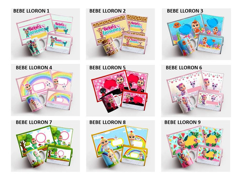 Set De Jardin Personalizado - 4 Piezas - Bob Esp. 2 Celeste