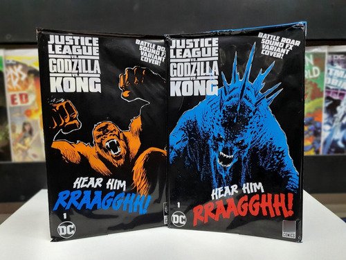 Justice League Vs Godzilla Vs Kong  Comic Con Sonido Real 