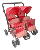 Comprar Carriolita De Juguete Para 4 Muñecas - Rosso Quattro Ibaby
