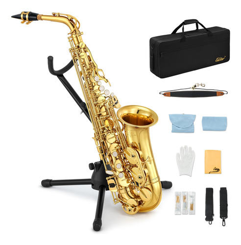 Saxofón Alto Estudiantil Eastar As-? En Mi Bemol Con