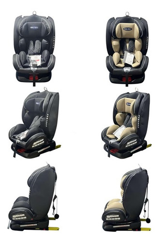 Asiento De Auto Para Bebes Sillas De Carro Reclinables Color Gris Silla De Auto Berletta Infanti