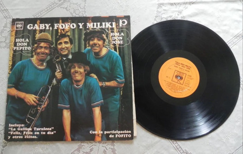 Vinilo Gaby Fofo Y Miliki -hola Don Pepito, Hola Don Jose(8)