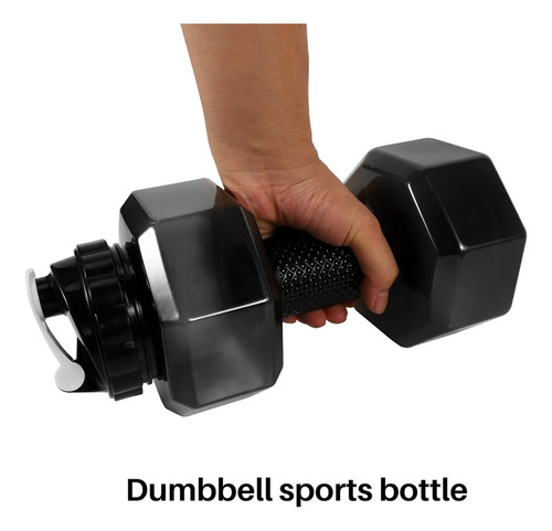 Botella De Agua Con Forma De Mancuerna De 75 Oz (2,2 L), Cap