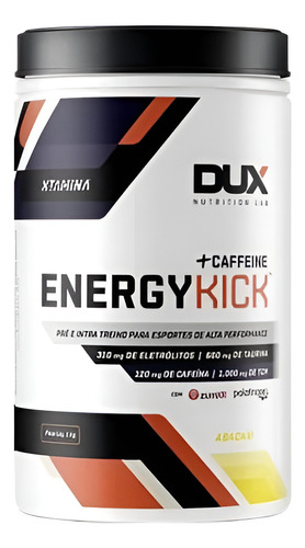 Energy Kick Caffeine Dux Nutrition (1kg) - Sabor: Abacaxi Abacaxi
