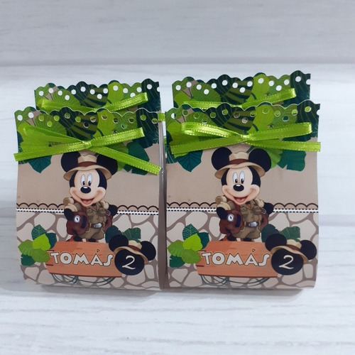 Golosinas Personalizadas - Candy Bar - Mickey Safari