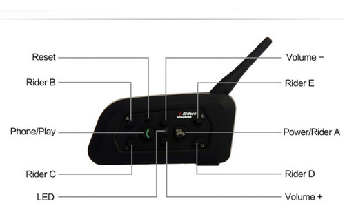 Imagem 2 de 10 de Kit 2 Comunicador Árbitro Juiz Futebol 1200mt Cor Preto