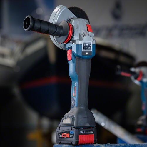 Amoladora Angular 5 18v Brushless Bosch Gws 18v-10 Psc