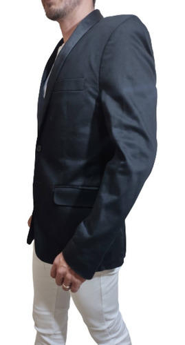 Imagen 2 de 4 de Saco Smoking Negro Premiun!!!