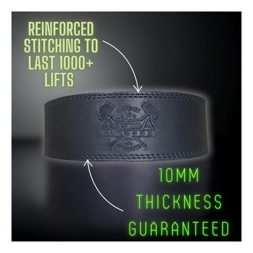 Arsa Fitness Lifting Laver Belt | Palanca Ajustable (grande)