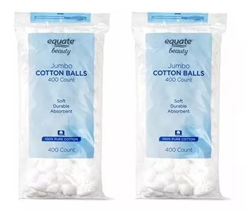 Equate Beauty Jumbo Cotton Balls, 100 Count