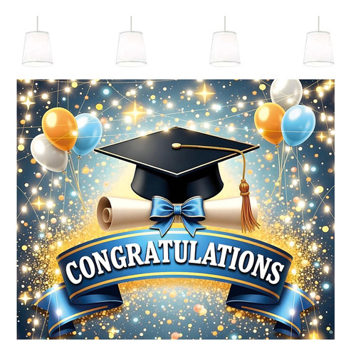 Banner De Decoración De Graduación Banner De Fondo De Gradua