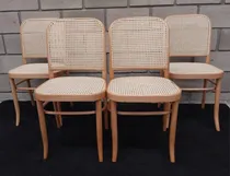 Comprar Antiguo Juego 4 Sillas Thonet Mod 392 \u002F 811 Originales Hof