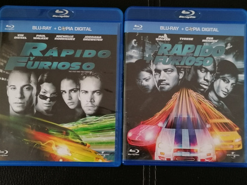 Películas Rápidos Y Furiosos Blue Ray Más Copia Digital