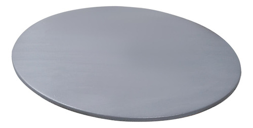Mantel Redondo Lavable Para Mesa De 60 Pulgadas Gris-plata