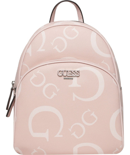 Mochila Guess Factory Cc961730-pwd Acabado de los herrajes Níquel Color Rosa Correa de hombro Rosa Diseño de la tela Lisa