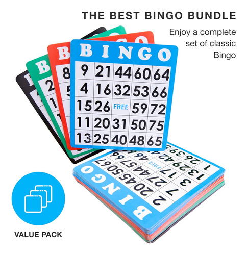 Juego De Bingo Royal Bingo Supplies , Tamaño Jumbo, 677pzs