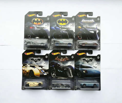 Hot Wheels Batmobile Batman Batimovil X6 Coleccion 2018
