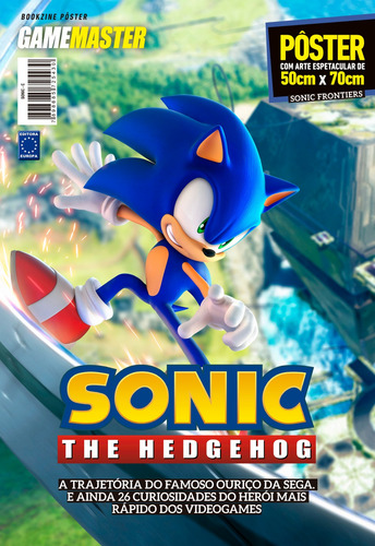 Sonic The Hedgehog - Arte A+B+C - Superpôster Game Master, de Editora Europa. Editorial Editora Europa, capa mole em português, 2022