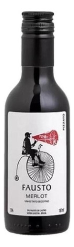 Vinho Fausto Merlot 187 Ml