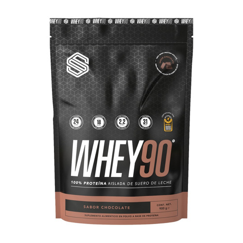 Proteína Aislada Whey 90 Soccer Supplement 31 Porciones 900g Sabor Chocolate