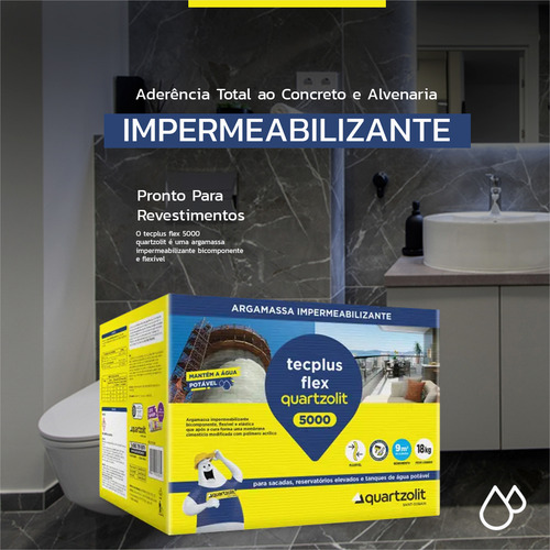 Tecplus Flex 5000 Quartzolit Para Sacadas E Piscina