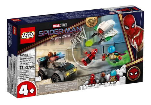 Imagen 1 de 3 de Lego Spider-man Vs. Ataque Del Dron De Mysterio Cantidad De Piezas 73