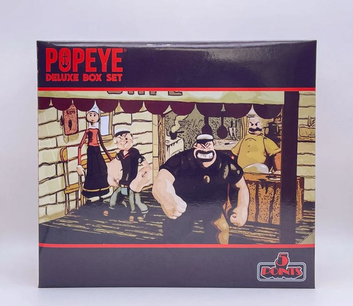 Mezco Toys Popeye Classic Comic 5 Points Deluxe Boxed Set