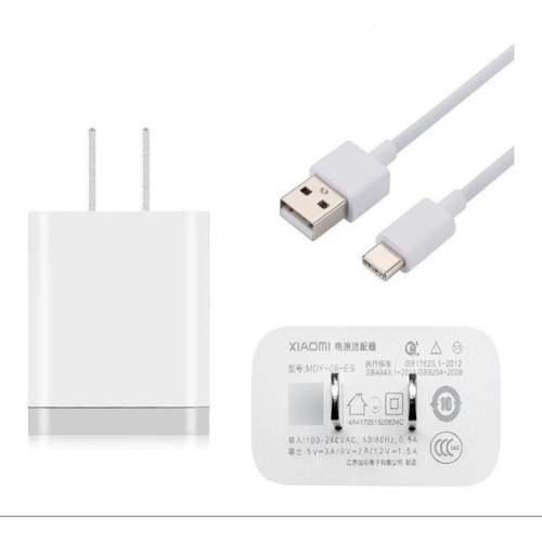 Cargador Xiaomi Con Cable Tipo C