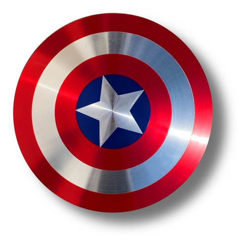 Escudo Do Capitão América Metal - Edição Exclusiva