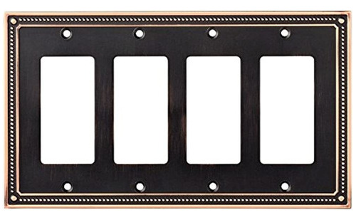 Franklin Laton Clasico Abalorio Quad Decorador Placa De Pa