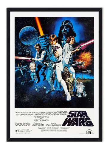 Cuadro Enmarcado - Póster Star Wars 