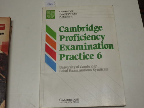 Cambridge Proficiency Examination Practice 6 - L604 