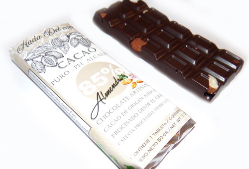 Imagen 8 de 10 de Pack De Regalo 21 Chocolates 80% 85% 90% Cacao Almendra Mani
