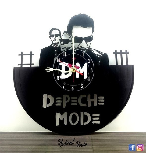 Reloj De Vinilo Depeche Mode Regalos Decoracion 
