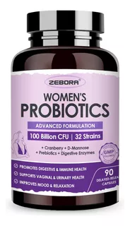 Women Probiotics 100 Billones 32 Cepas 90 Cápsulas Original