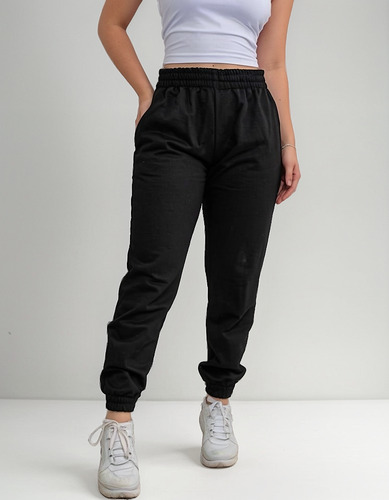 Jogger En 100% Algodón Franela Reactiva Para Mujer