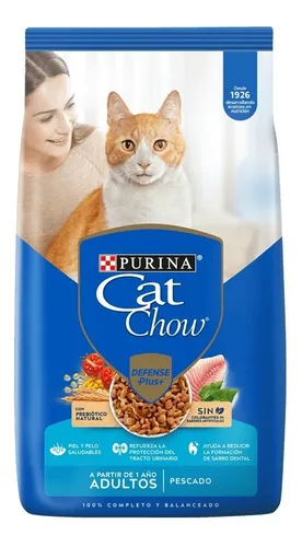 Alimento Cat Chow Defense Plus Multiprote na para gato adulto