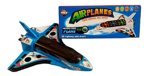 Avion Airplanes Cool Con Luces 3d Sonido Recorrido 360°
