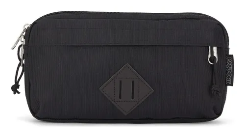 Cangurera Jansport Waisted Color Negro Dise o de la tela Rayado
